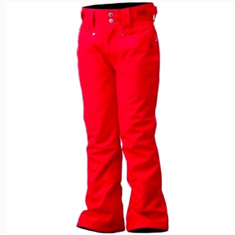 Descente Red snow ski Pants 12 youth insulated